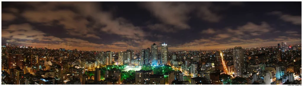 Panorámica Plaza las Heras