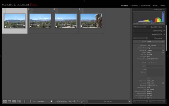 Panorama con Lightroom y Photoshop