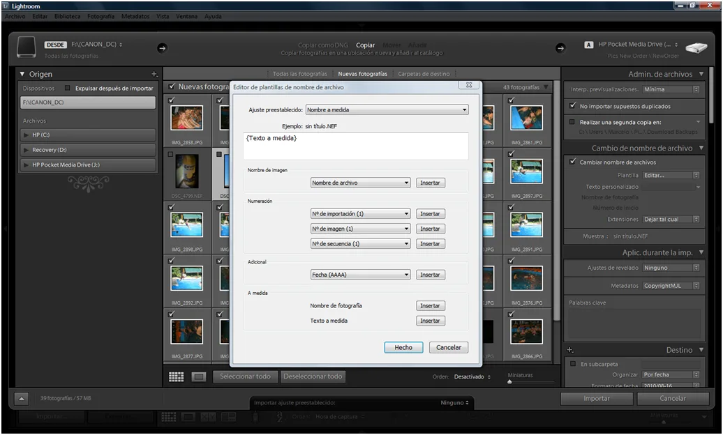 Organizar fotos con Adobe Lightroom