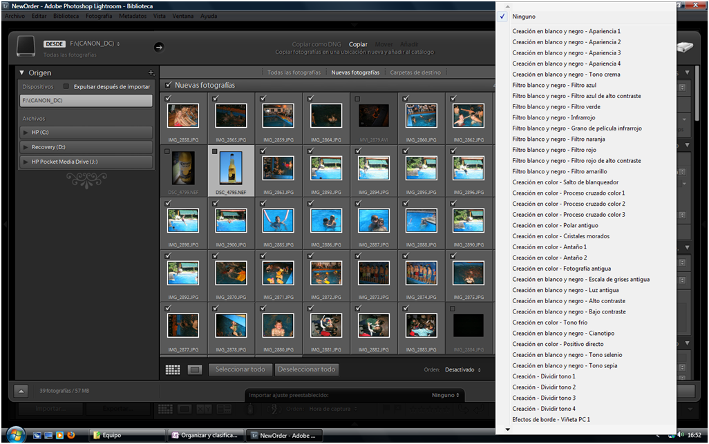 Organizar fotos con Adobe Lightroom