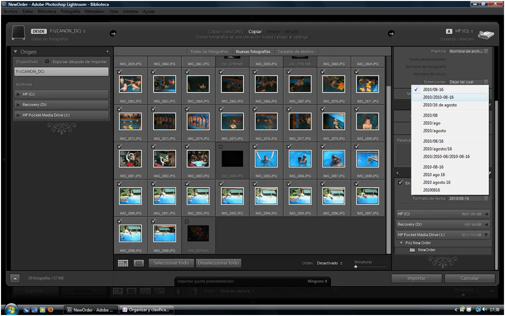 Organizar fotos con Adobe Lightroom