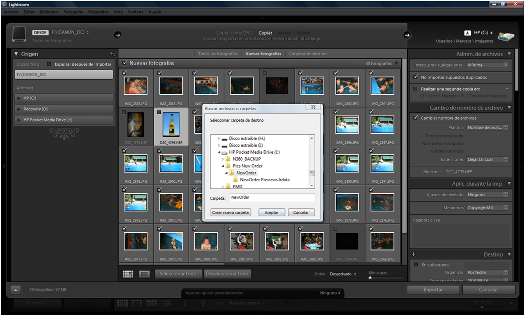 Organizar fotos con Adobe Lightroom