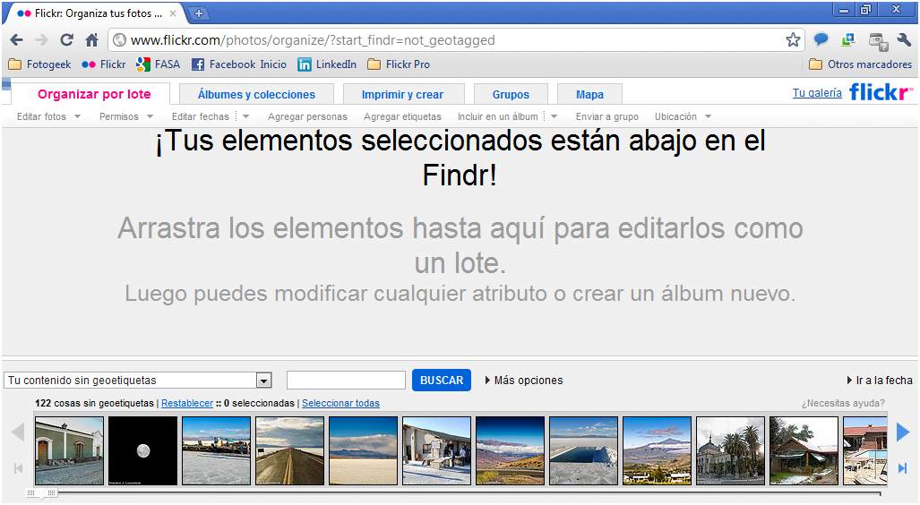 Findr: El organizador de Flickr