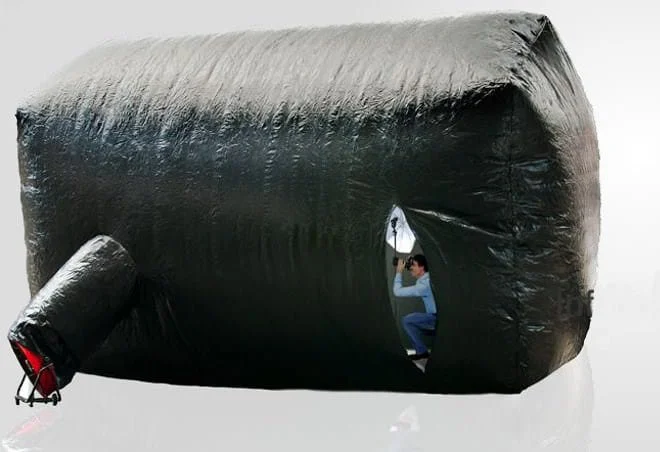 Estudio portátil inflable