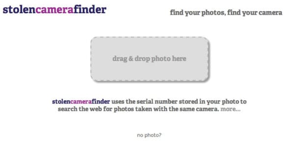Stolen Camera Finder