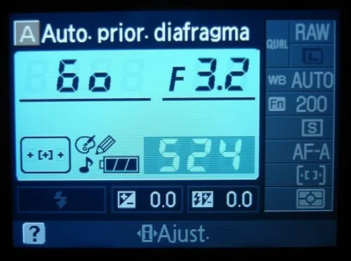 Modo A en fotografía