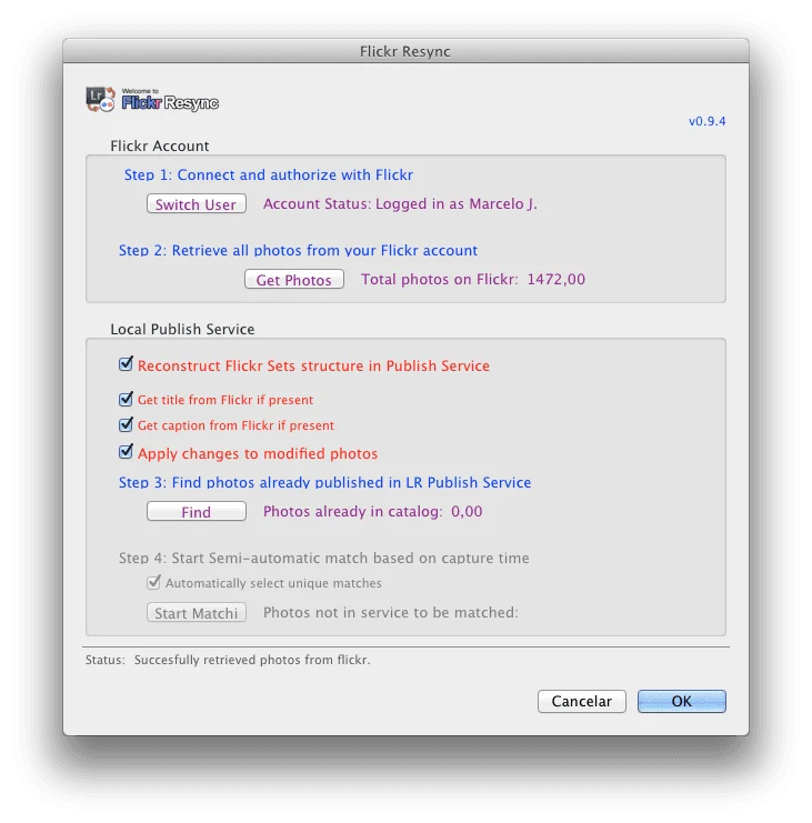 Flickr Resync