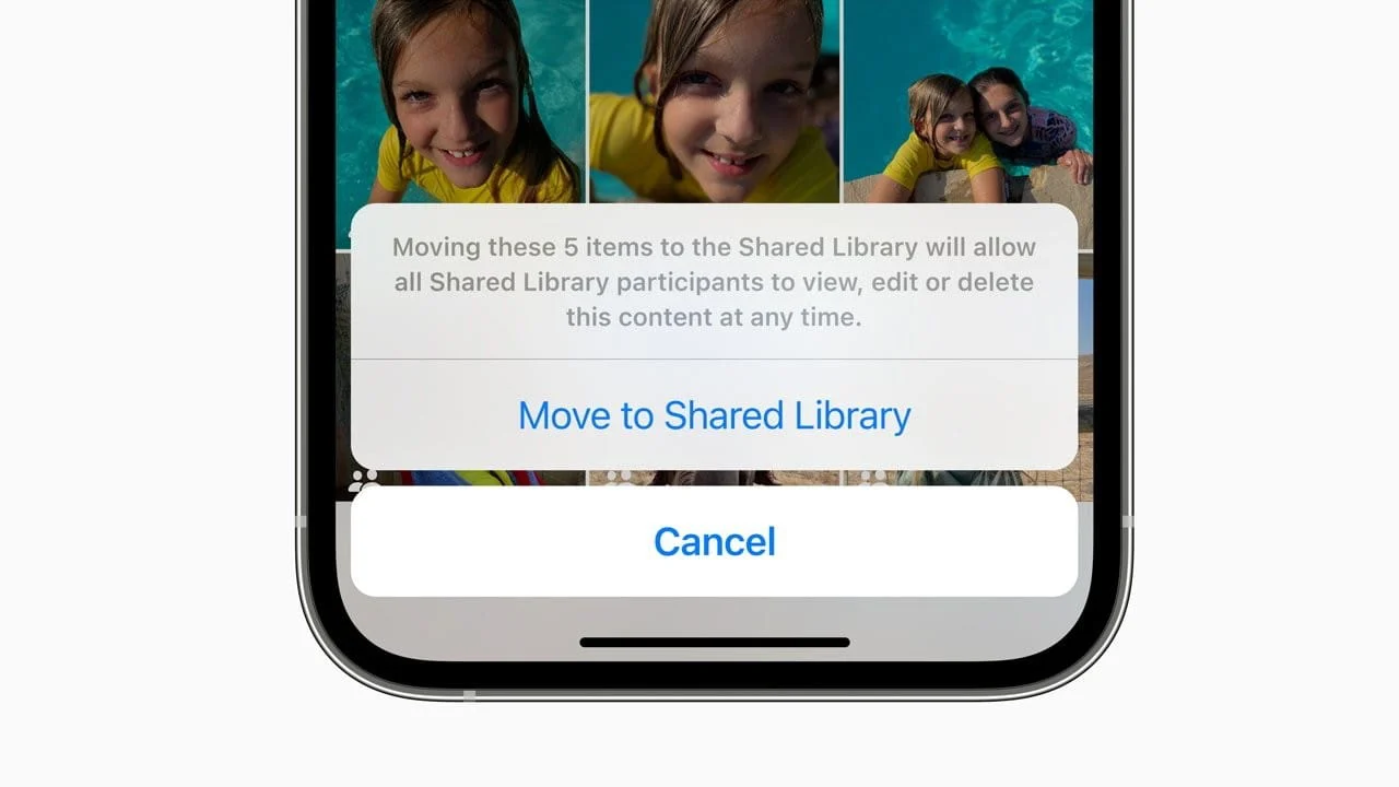 Librería compartida iOS 16