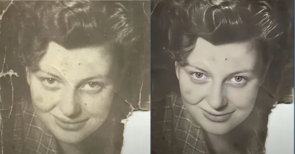 Filtro Neuronal de restauración de fotos antiguas de Adobe