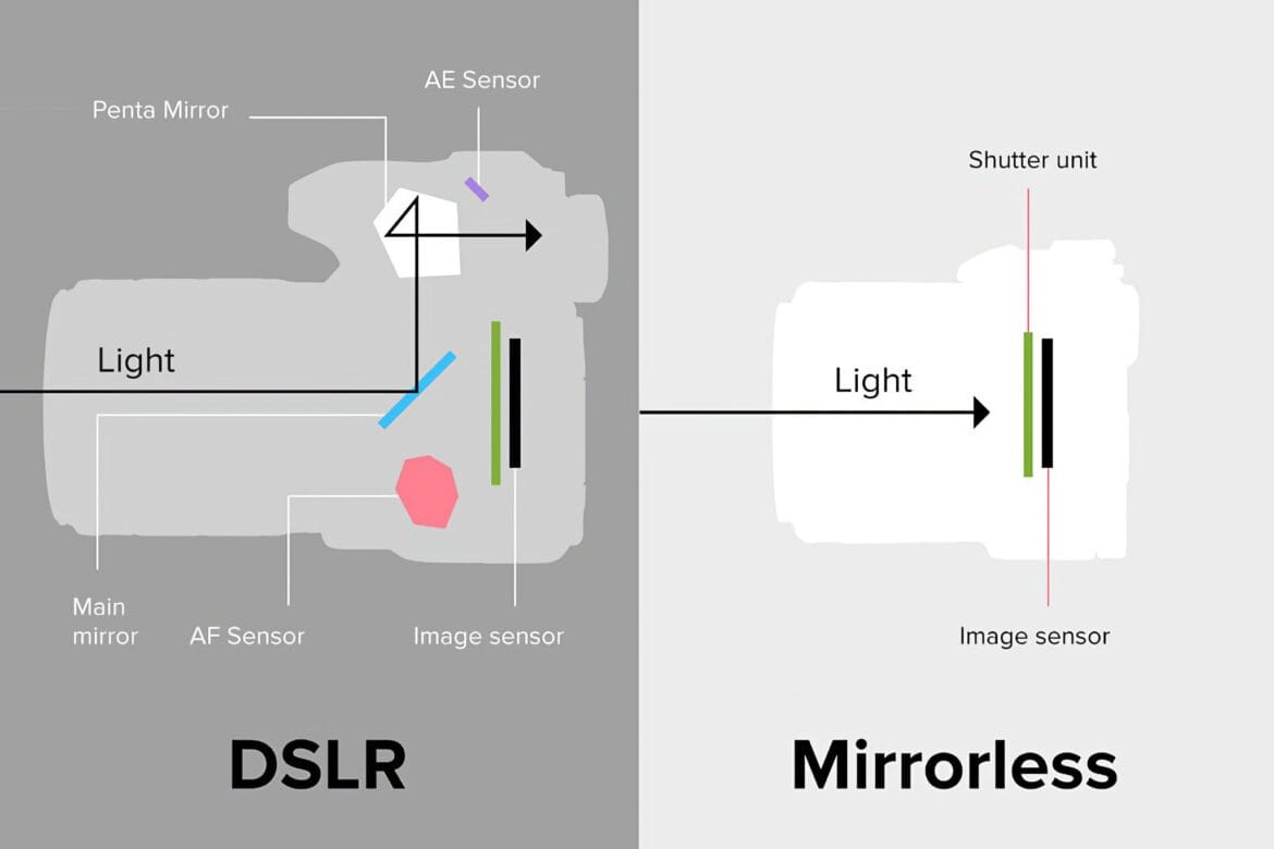 DSLR vs Mirrorless