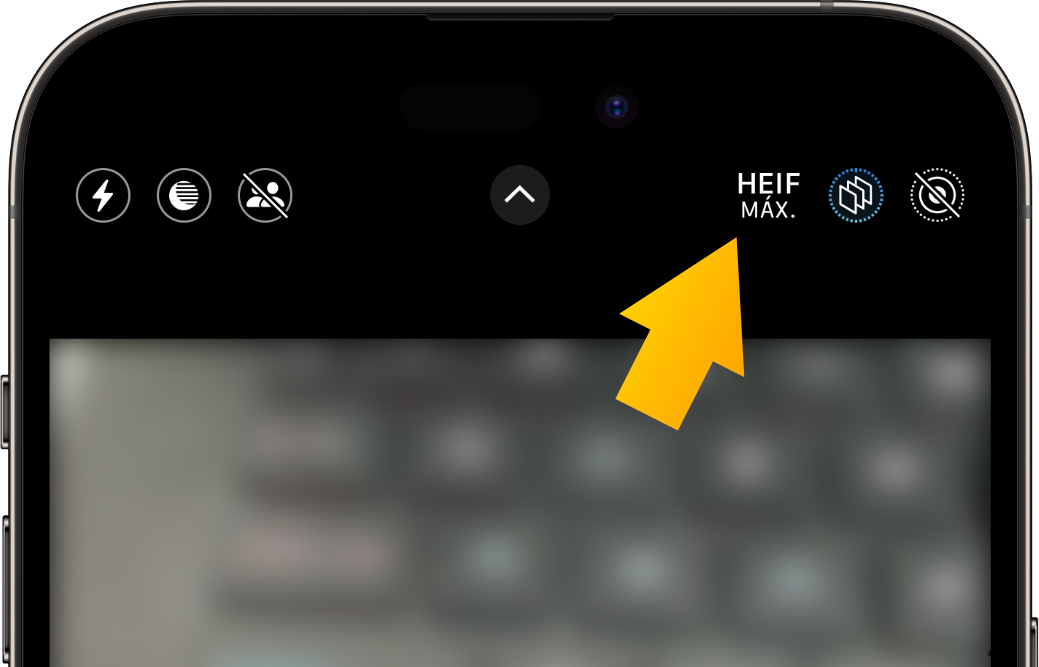 HEIF MAX en cámara