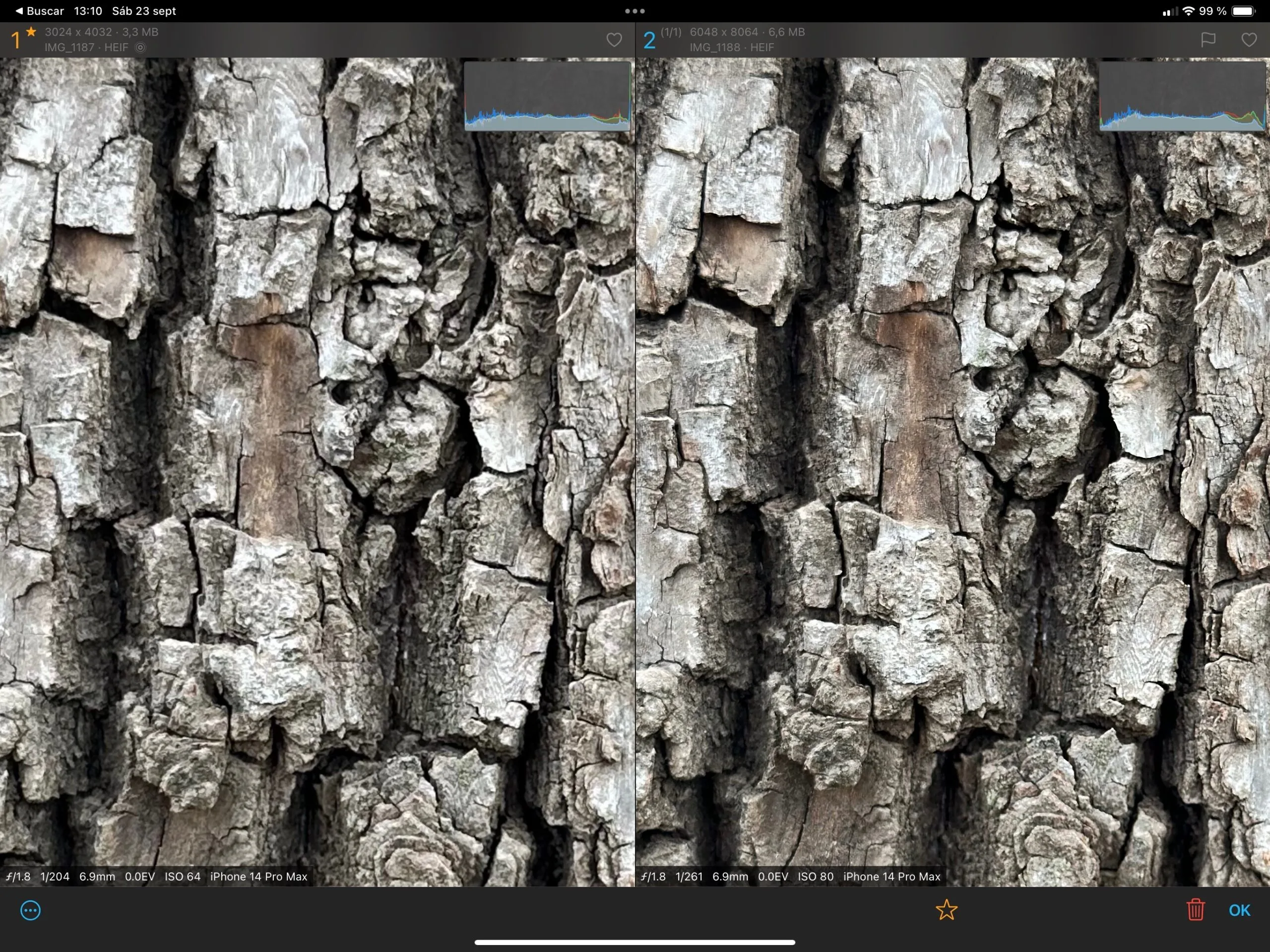 HEIF Max vs HEIF en iOS 17