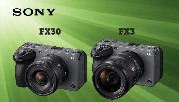 Sony FX3 y FX30 firmware update