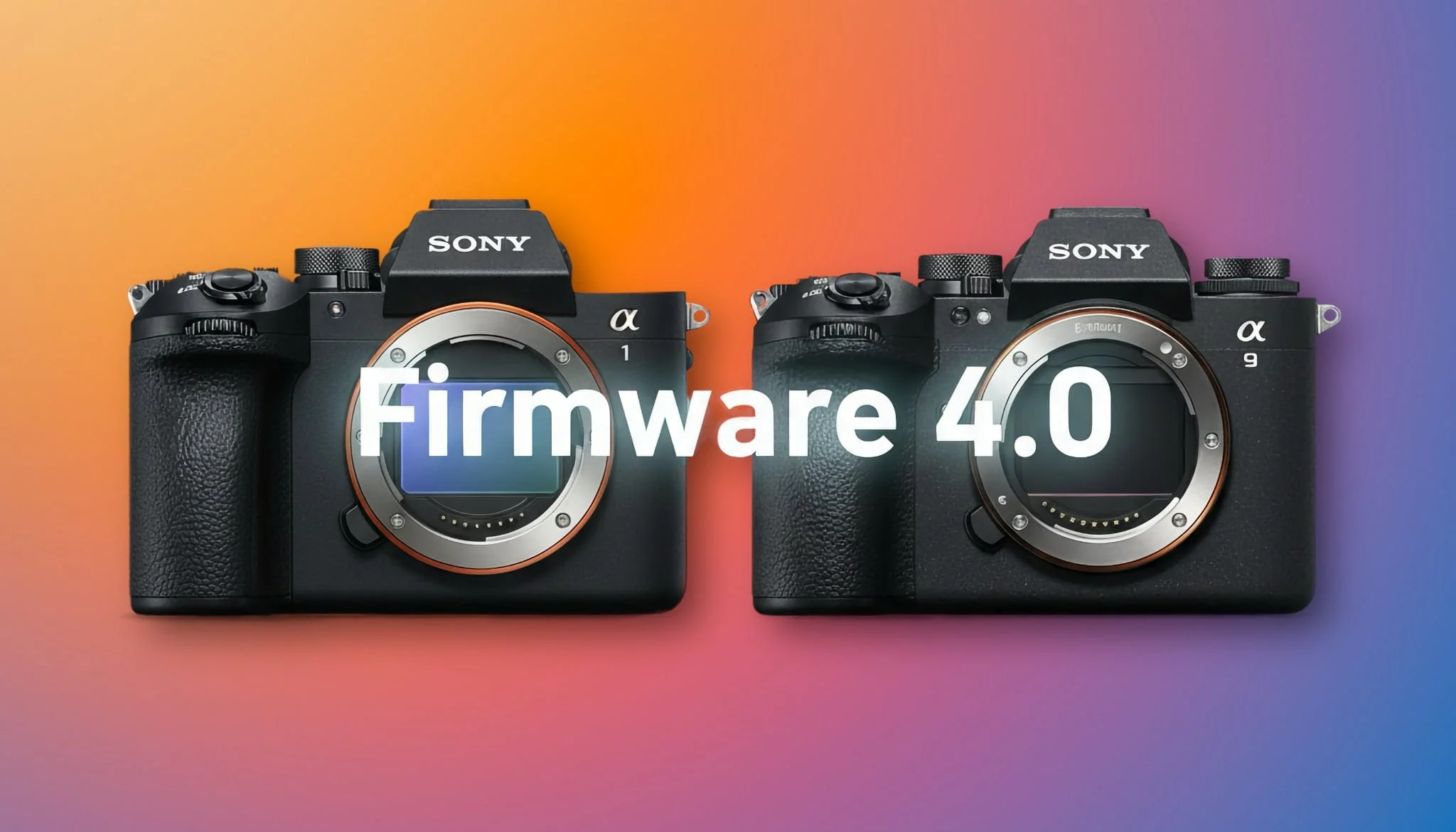 Sony Alpha 1 II y Alpha 9 III