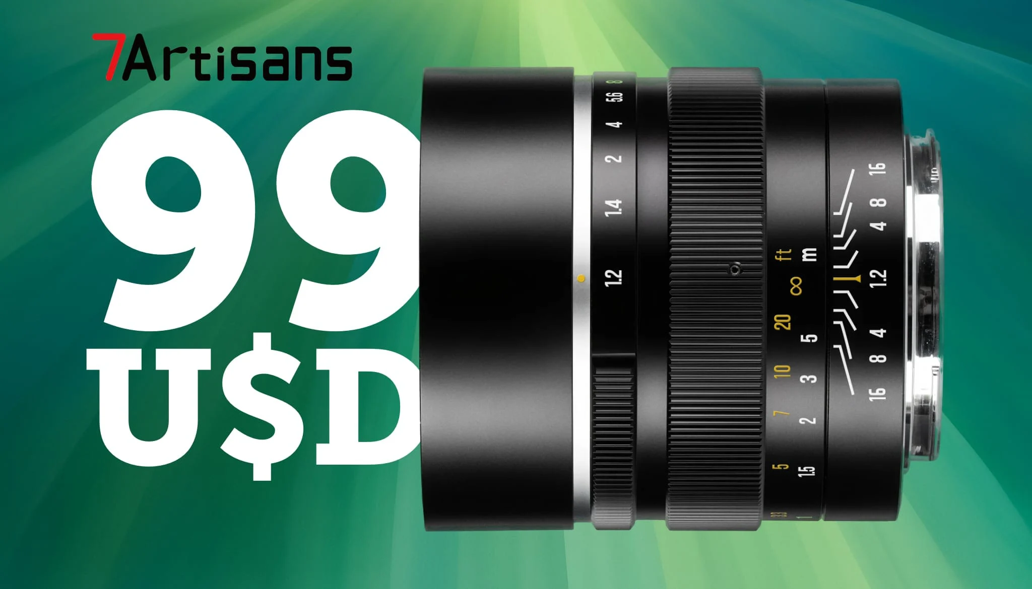 7Artisans 50mm f1.2 APSC